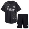 Original Trikotsatz Real Madrid 4.trikot Torwart 2023-24 Schwarze Für Kinder